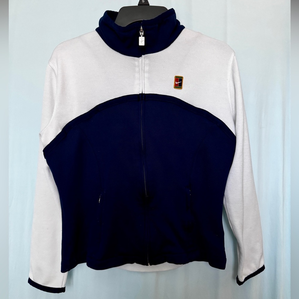 Nike Court Heritage Women’s Full Zip Tennis, Track Jacket Vintage 90s Large